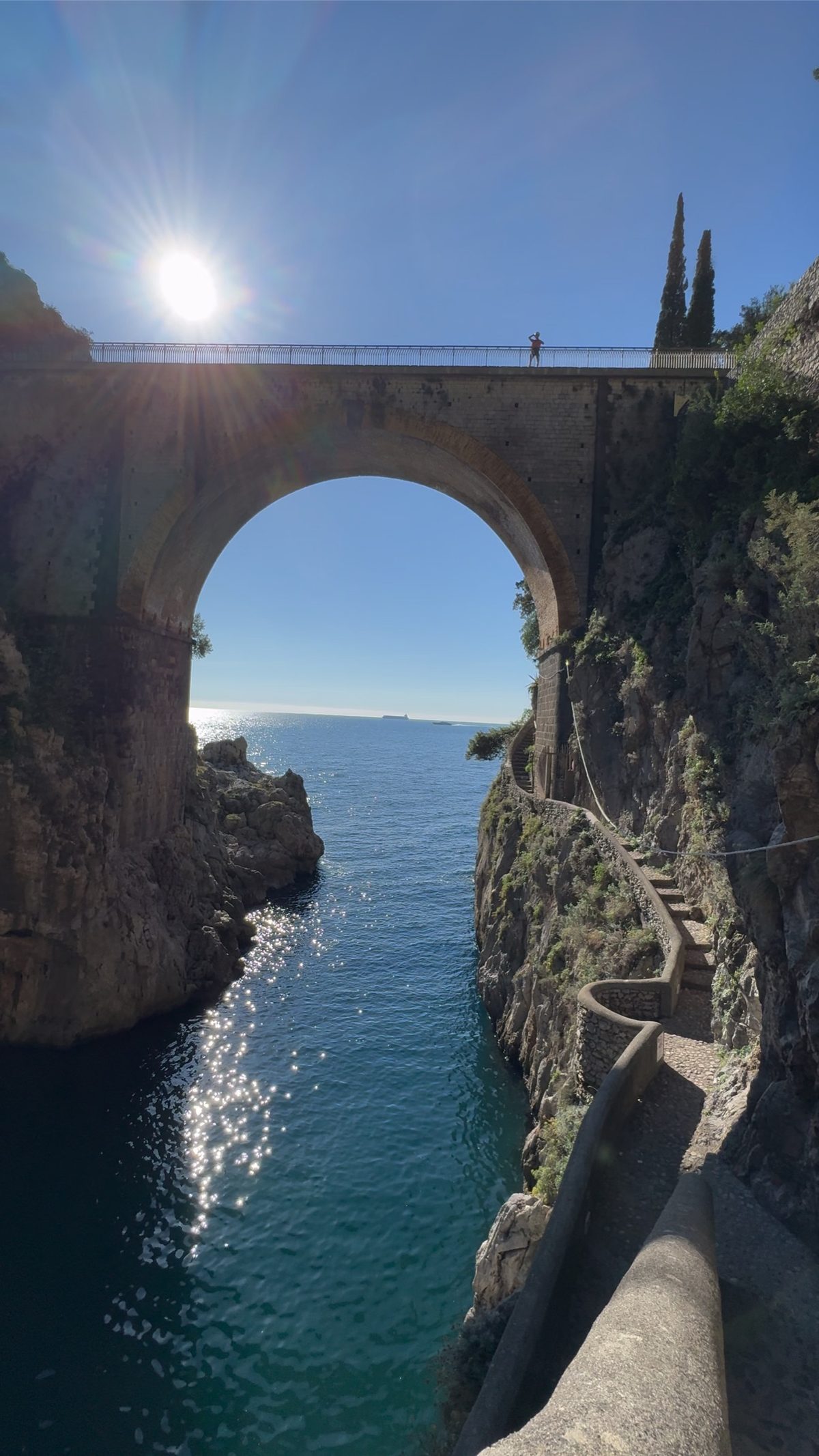 Ponte da Costa Amalfitana, Itália.